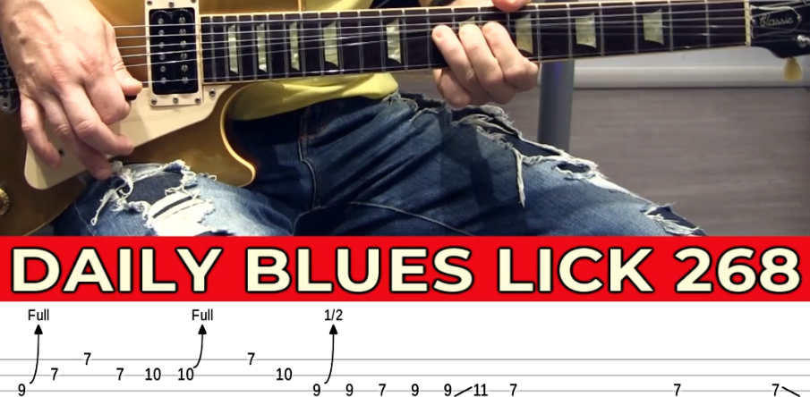 【Andy Paoli】Daily Blues Lick 268（课件可下载）-古桐博客