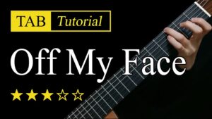 【Sky Guitar】《Off My Face》吉他视频谱-古桐博客