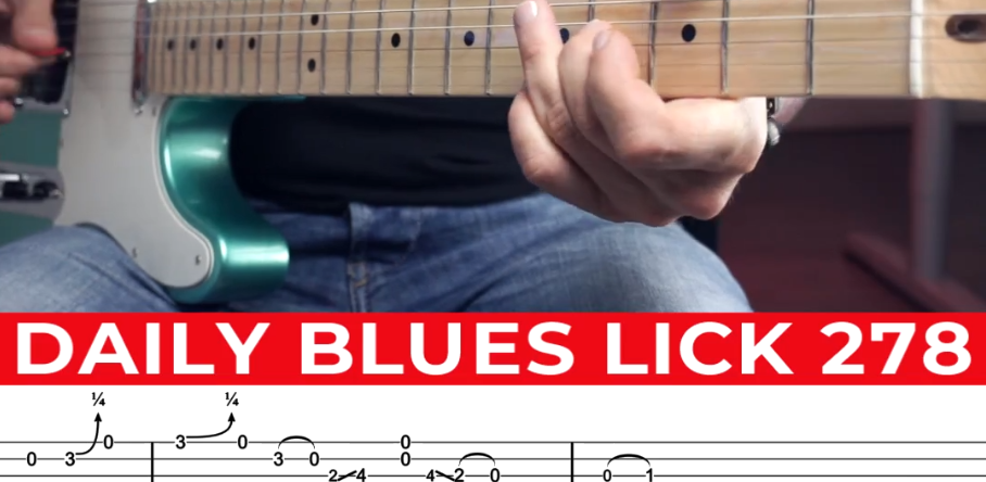 【Andy Paoli】Daily Blues Lick 278（课件可下载）-古桐博客