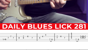 【Andy Paoli】Daily Blues Lick 281（课件可下载）-古桐博客