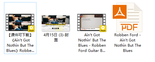 【课件可下载】《Ain't Got Nothin But The Blues》Robben Ford插图