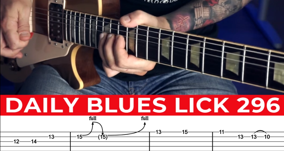 【Andy Paoli】Daily Blues Lick 296（课件可下载）-古桐博客