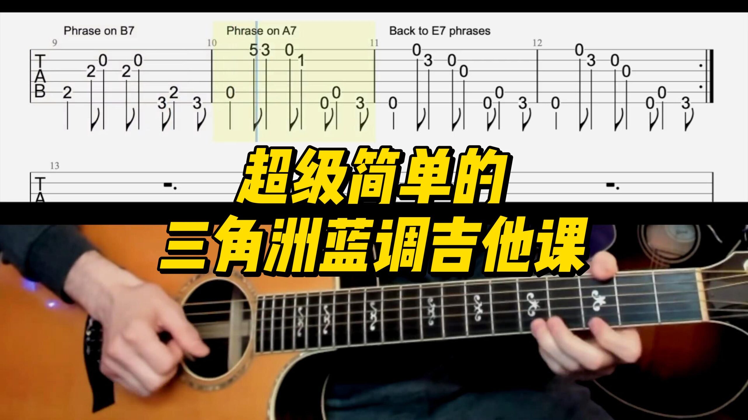 【中字】超级简单的三角洲蓝调吉他课-古桐博客