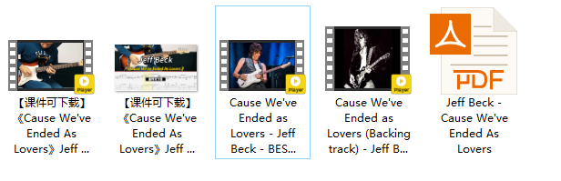 【课件可下载】《Cause We've Ended As Lovers》Jeff Beck插图
