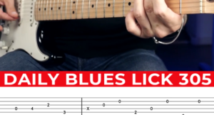 【Andy Paoli】Daily Blues Lick 305（课件可下载）-古桐博客