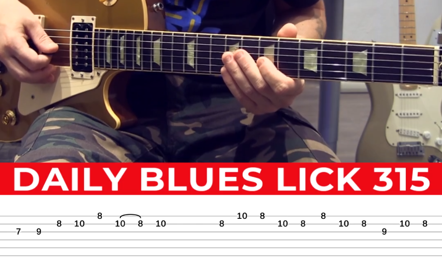 【Andy Paoli】Daily Blues Lick 315（课件可下载）-古桐博客