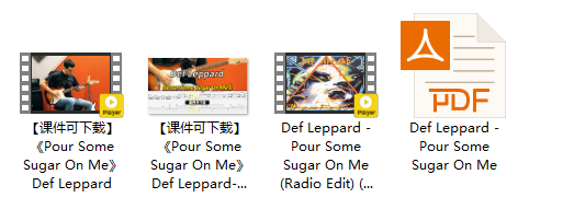 【课件可下载】《Pour Some Sugar On Me》Def Leppard插图