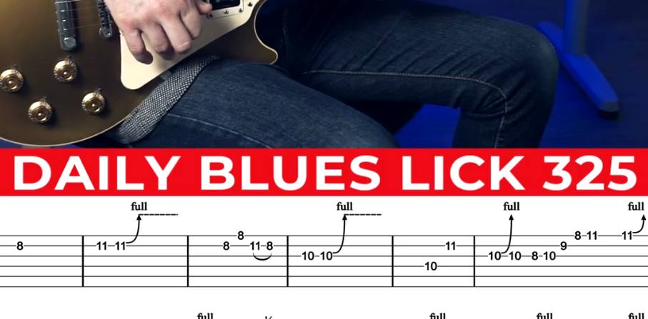 【Andy Paoli】Daily Blues Lick 325（课件可下载）-古桐博客
