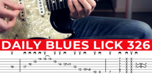 【Andy Paoli】Daily Blues Lick 326（课件可下载）-古桐博客