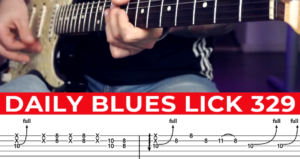 【Andy Paoli】Daily Blues Lick 329（课件可下载）-古桐博客