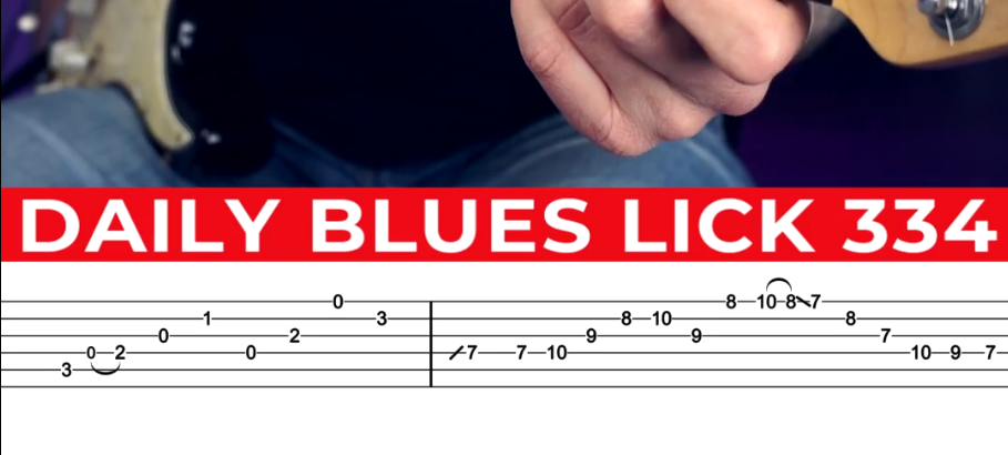 【Andy Paoli】Daily Blues Lick 334（课件可下载）-古桐博客