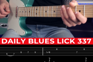 【Andy Paoli】Daily Blues Lick 337（课件可下载）-古桐博客