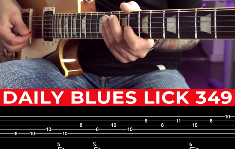 【Andy Paoli】Daily Blues Lick 349（课件可下载）-古桐博客