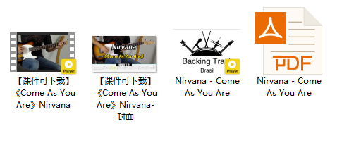 【课件可下载】《Come As You Are》Nirvana插图