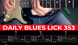 【Andy Paoli】Daily Blues Lick 353（课件可下载）-古桐博客