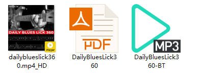 【Andy Paoli】Daily Blues Lick 360（课件可下载）插图