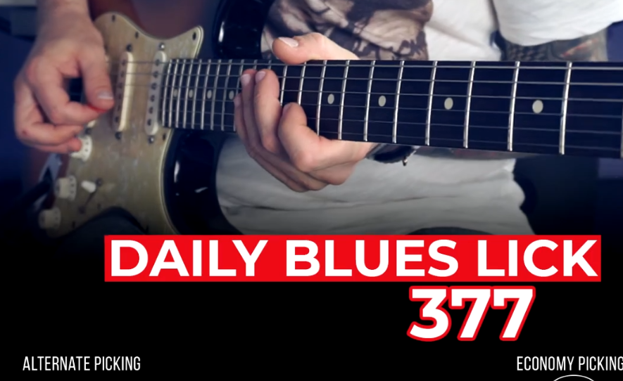 【Andy Paoli】Daily Blues Lick 377（课件可下载）-古桐博客