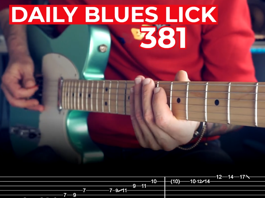 【Andy Paoli】Daily Blues Lick 381（课件可下载）-古桐博客