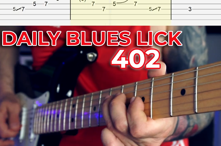 【Andy Paoli】Daily Blues Lick 402（课件可下载）-古桐博客