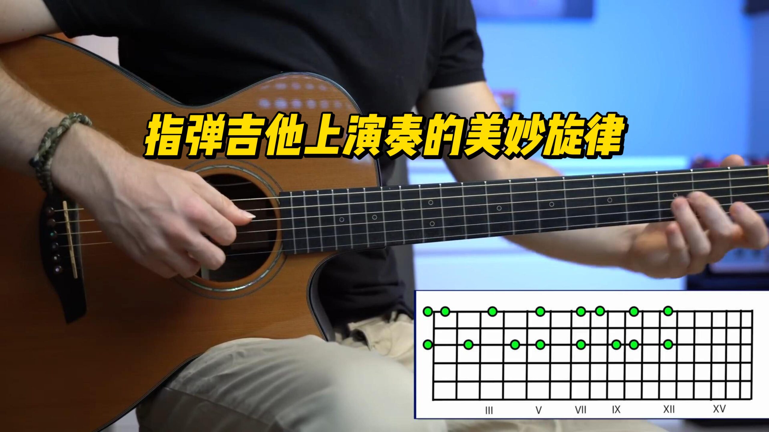 【中字】指弹吉他上演奏的美妙旋律-古桐博客