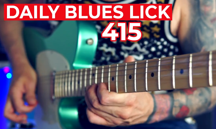 【Andy Paoli】Daily Blues Lick 415（课件可下载）-古桐博客
