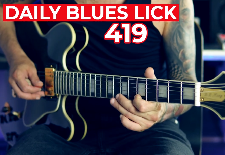 【Andy Paoli】Daily Blues Lick 419（课件可下载）-古桐博客