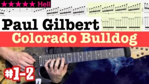 【终极练习】Paul Gilbert《Colorado Bulldog》 #1-2-古桐博客