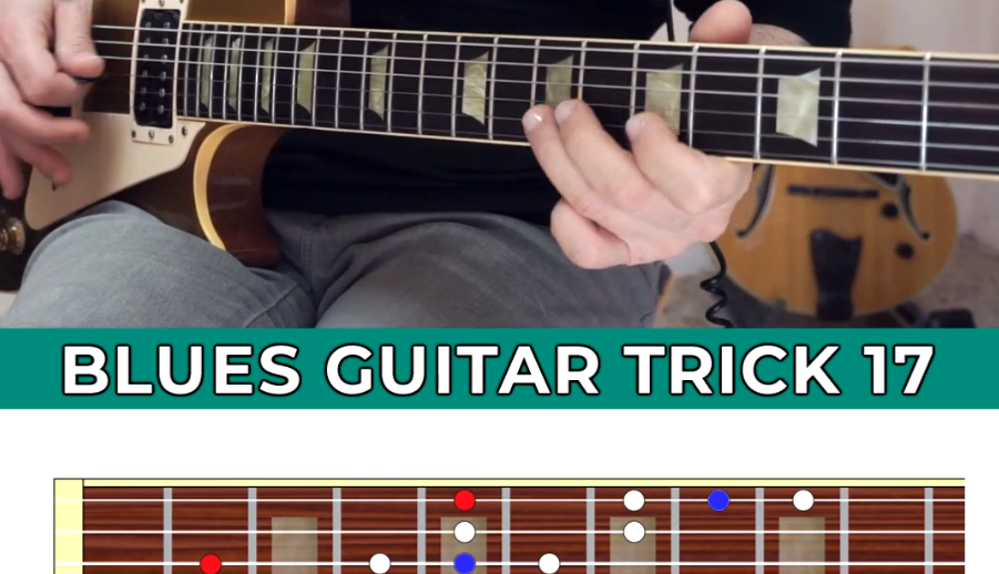 【Andy Paoli】Blues Guitar Trick 17（课件可下载）-古桐博客