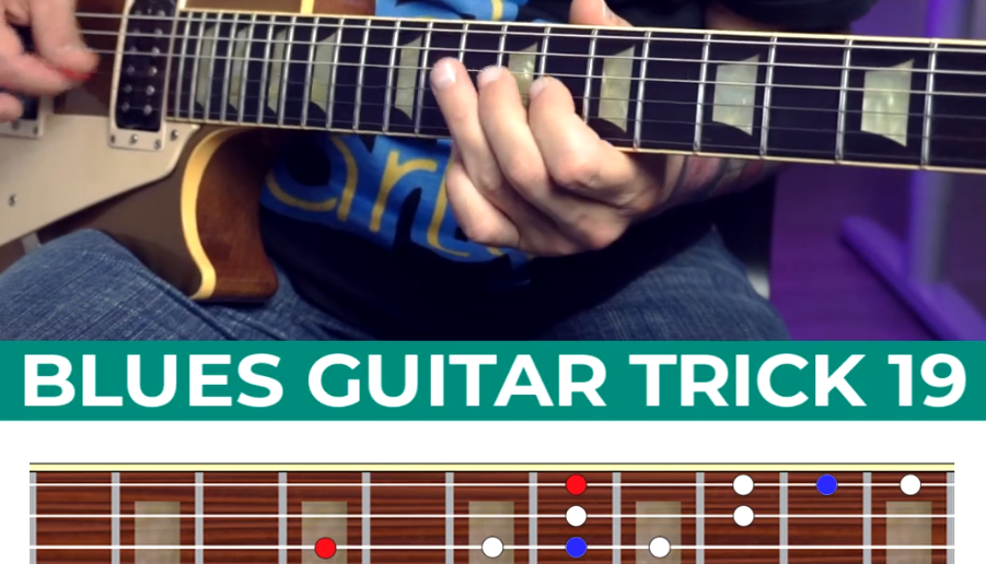 【Andy Paoli】Blues Guitar Trick 19（课件可下载）-古桐博客