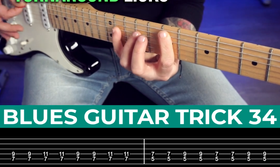 【Andy Paoli】Blues Guitar Trick 34（课件可下载）-古桐博客