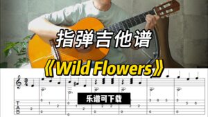 【指弹吉他谱】《Wild Flowers》（乐谱可下载）-古桐博客