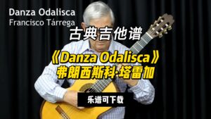【古典吉他】《Danza Odalisca》弗朗西斯科·塔雷加（乐谱可下载）-古桐博客