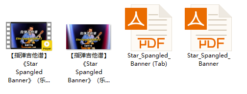 【指弹吉他谱】《Star Spangled Banner》（乐谱可下载）插图