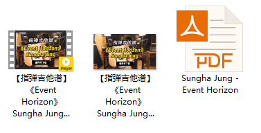 【指弹吉他谱】《Event Horizon》Sungha Jung（乐谱可下载）插图