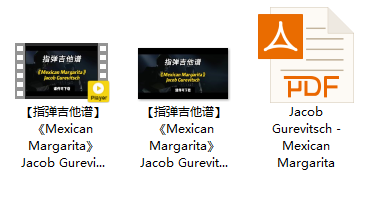 【指弹吉他谱】《Mexican Margarita》Jacob Gurevitsch（课件可下载）插图