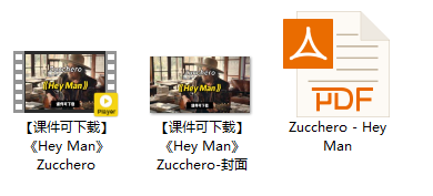 【课件可下载】《Hey Man》Zucchero插图