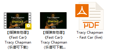 【指弹吉他谱】《Fast Car》Tracy Chapman（乐谱可下载）插图