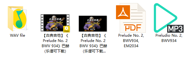 【古典吉他】《Prelude No. 2 BWV 934》巴赫（乐谱可下载）插图