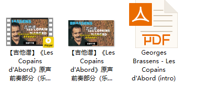 【吉他谱】《Les Copains d'Abord》原声前奏部分（乐谱可下载）插图