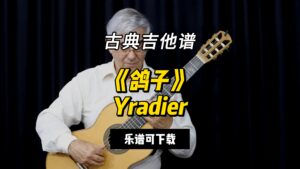 【古典吉他】《鸽子》Yradier（乐谱可下载）-古桐博客
