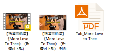 【指弹吉他谱】《More Love To Thee》（乐谱可下载）插图
