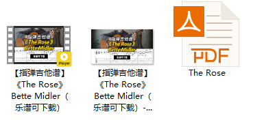 【指弹吉他谱】《The Rose》Bette Midler（乐谱可下载）插图