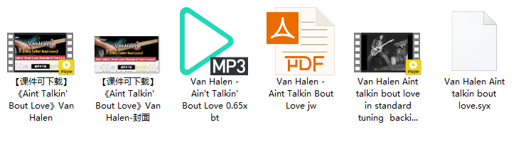 【课件可下载】《Aint Talkin' Bout Love》Van Halen插图