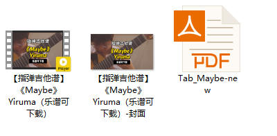 【指弹吉他谱】《Maybe》Yiruma（乐谱可下载）插图