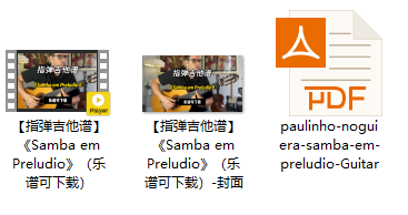 【指弹吉他谱】《Samba em Preludio》（乐谱可下载）插图