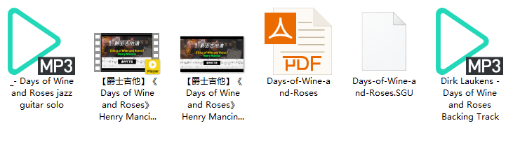 【爵士吉他】《Days of Wine and Roses》Henry Mancini（课件可下载）插图