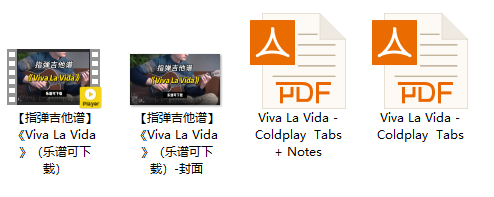 【指弹吉他谱】《Viva La Vida》（乐谱可下载）插图