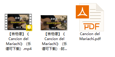 【吉他谱】《Cancion del Mariachi》（乐谱可下载）插图