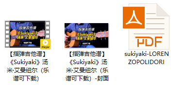 【指弹吉他谱】《Sukiyaki》汤米·艾曼纽尔（乐谱可下载）插图