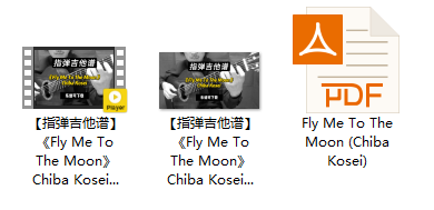 【指弹吉他谱】《Fly Me To The Moon》Chiba Kosei（乐谱可下载）插图